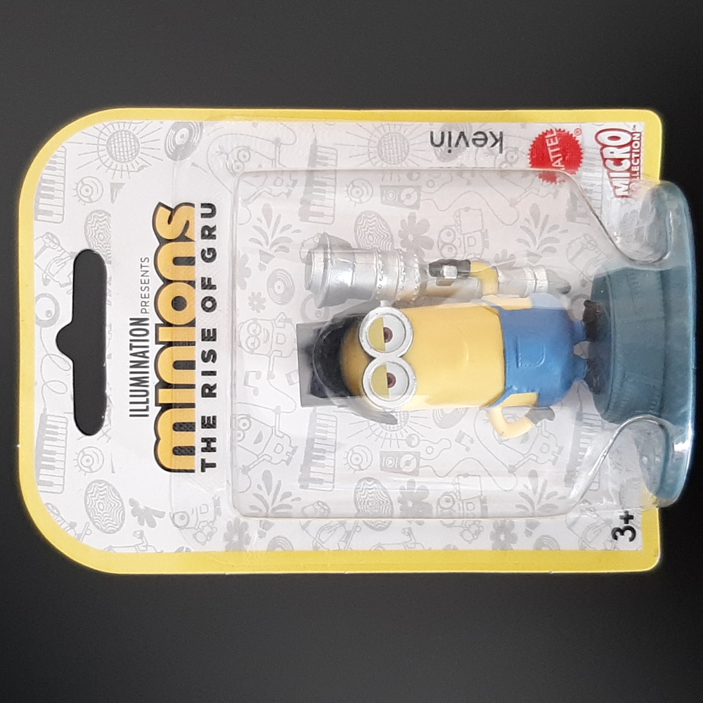 Kevin Minions Mattel 2020 Micro Collection 2.5" Figure Cake Topper Toy